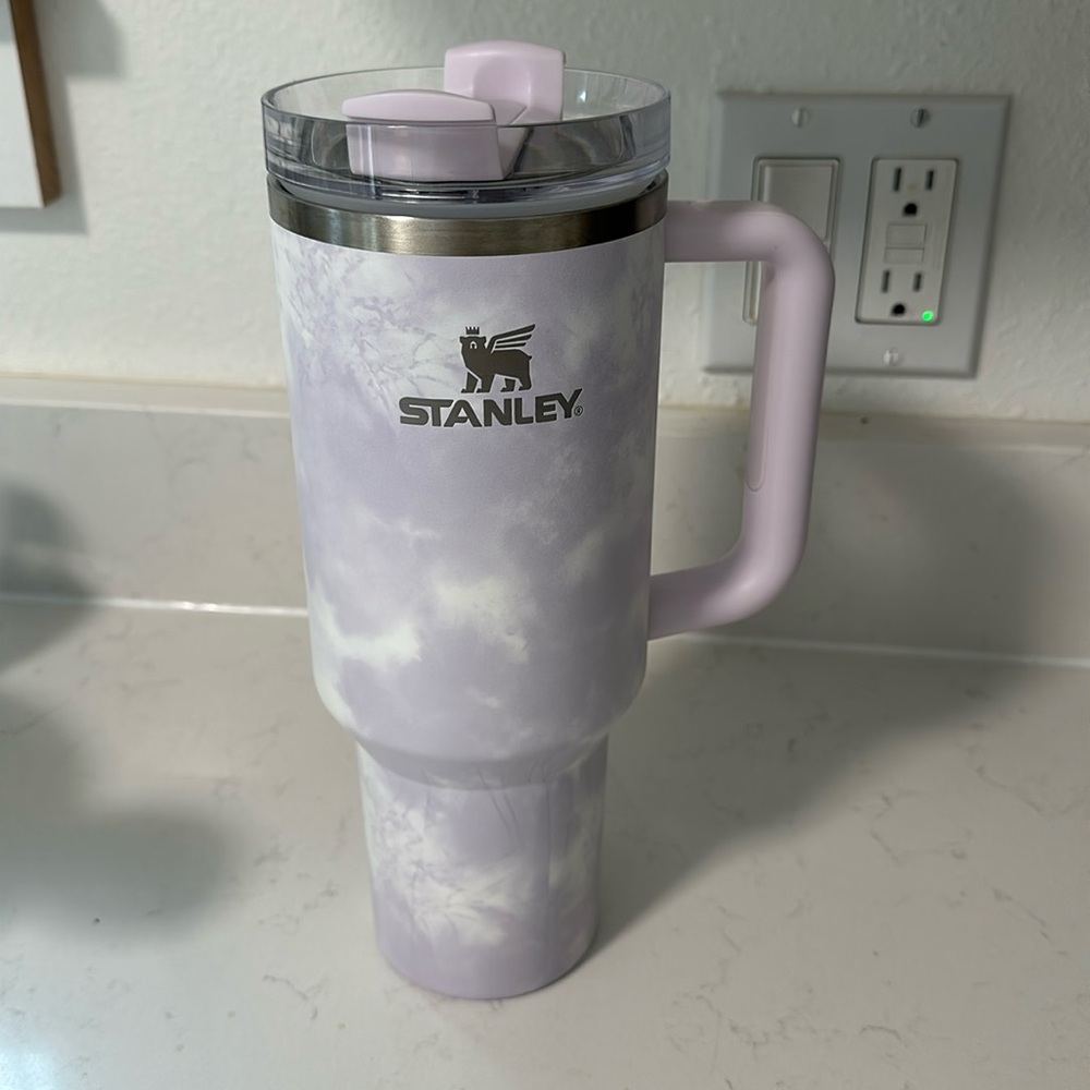 Purple tie dye Stanley